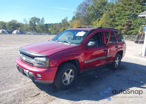 2002 Chevrolet Trailblazer Lt from USA, damaged, VIN 1GNDT13S822523955